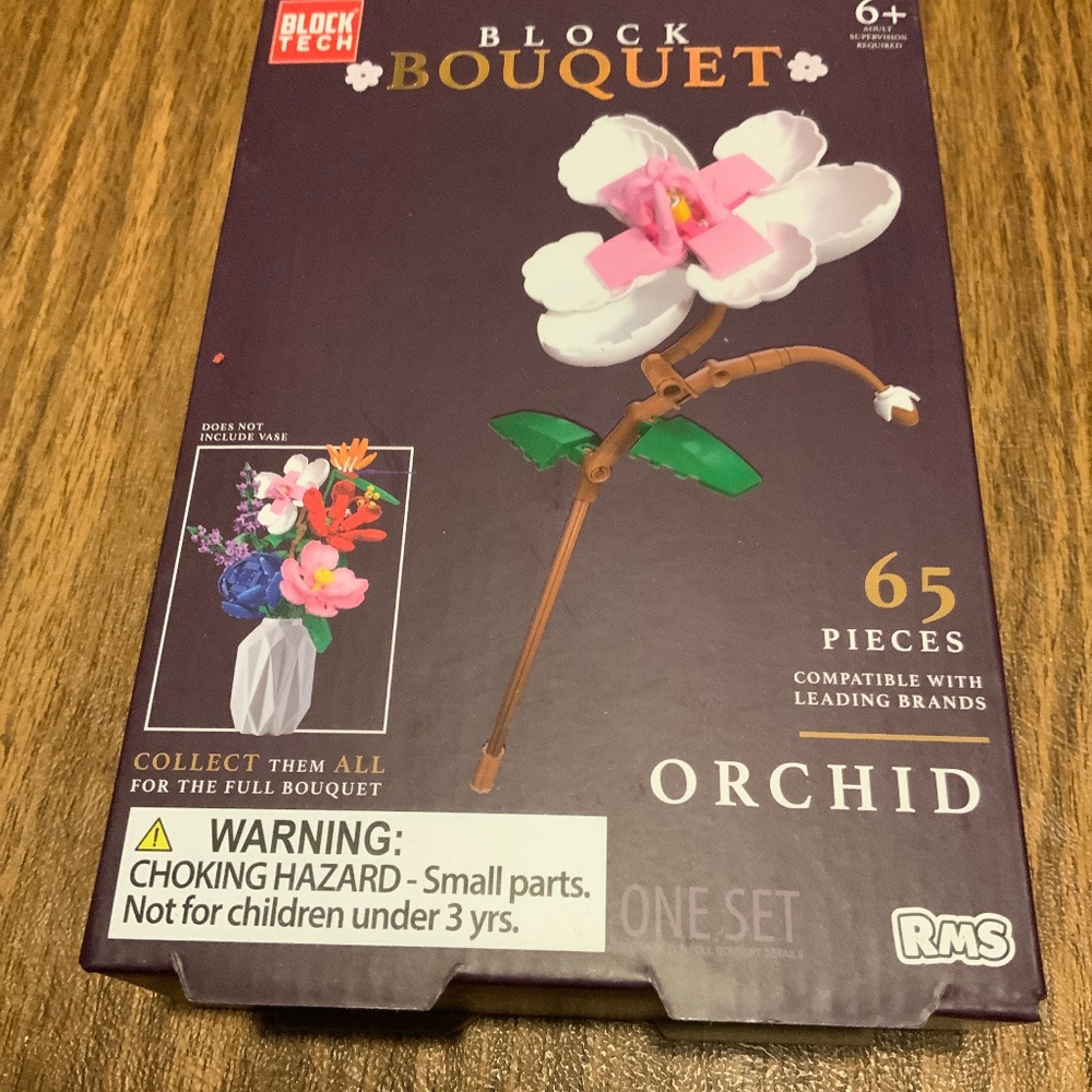 Orchid building blocks 65 pieces